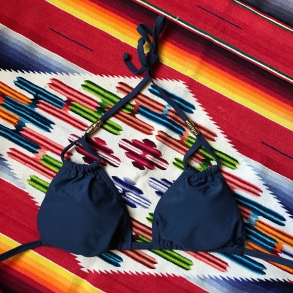 FCUK French Connection Triangle String Bikini Top Hardware - Picture 2 of 7